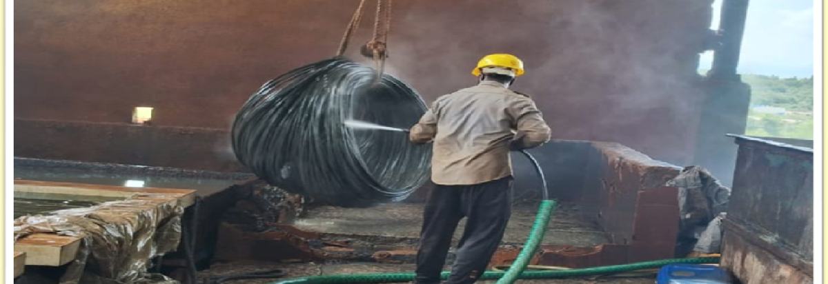 Raw Material Pickling at 4BH Steel Wires & Bars