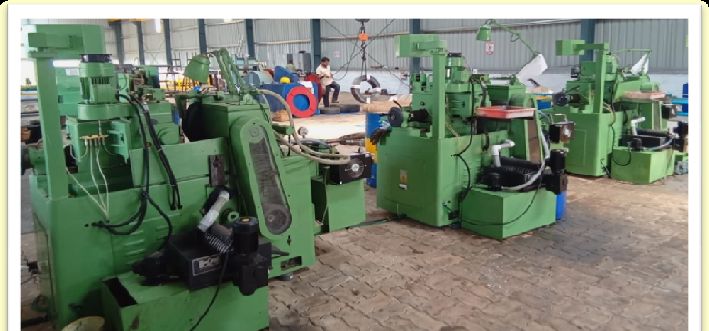 Centerless grinding line producing bright bars and ground bars at 4BH
